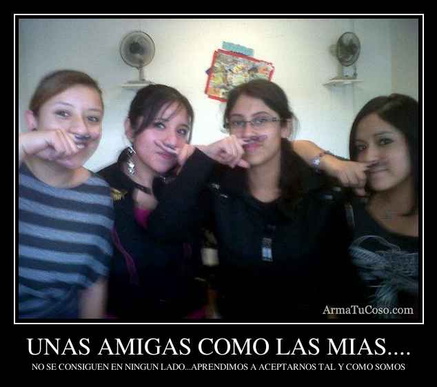 UNAS AMIGAS COMO LAS MIAS....