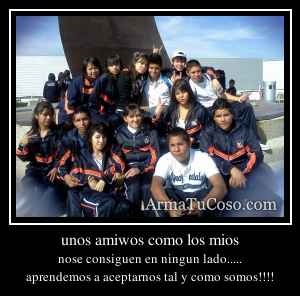 unos amiwos como los mios