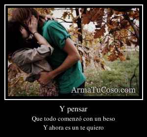 Y pensar