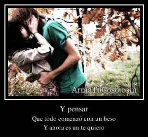 Y pensar
